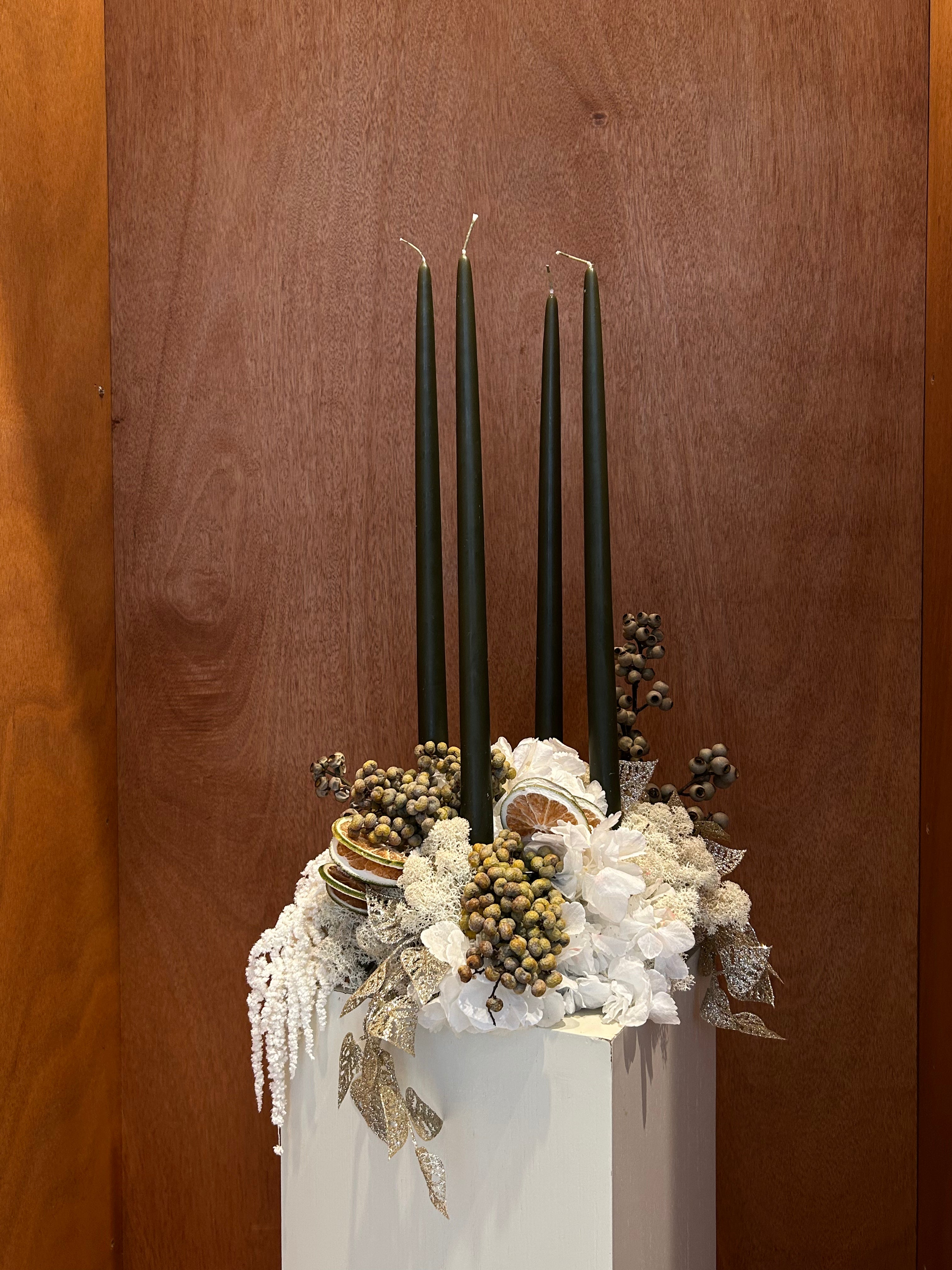 Den Hvide Adventsdekoration