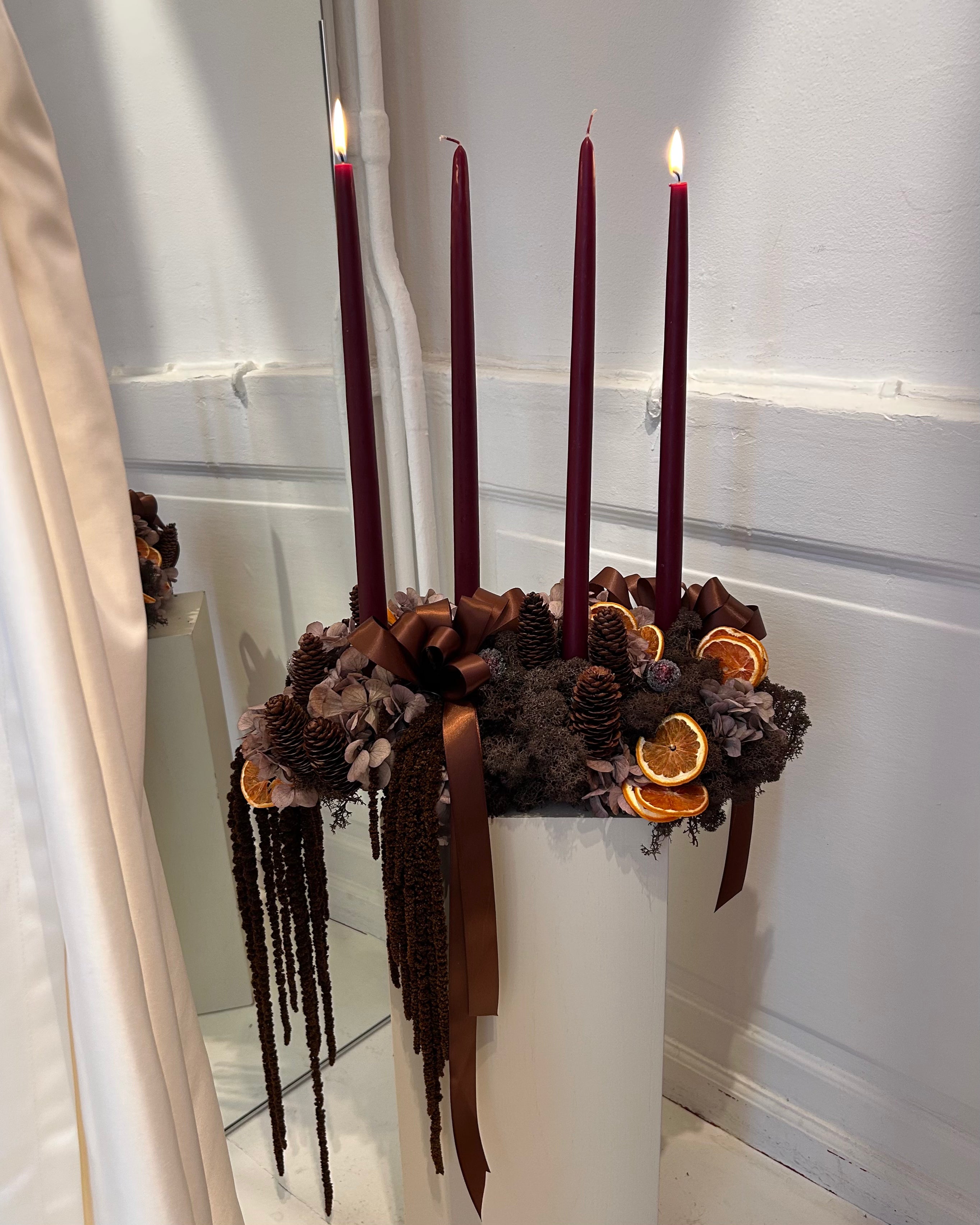 Den Brune Adventsdekoration