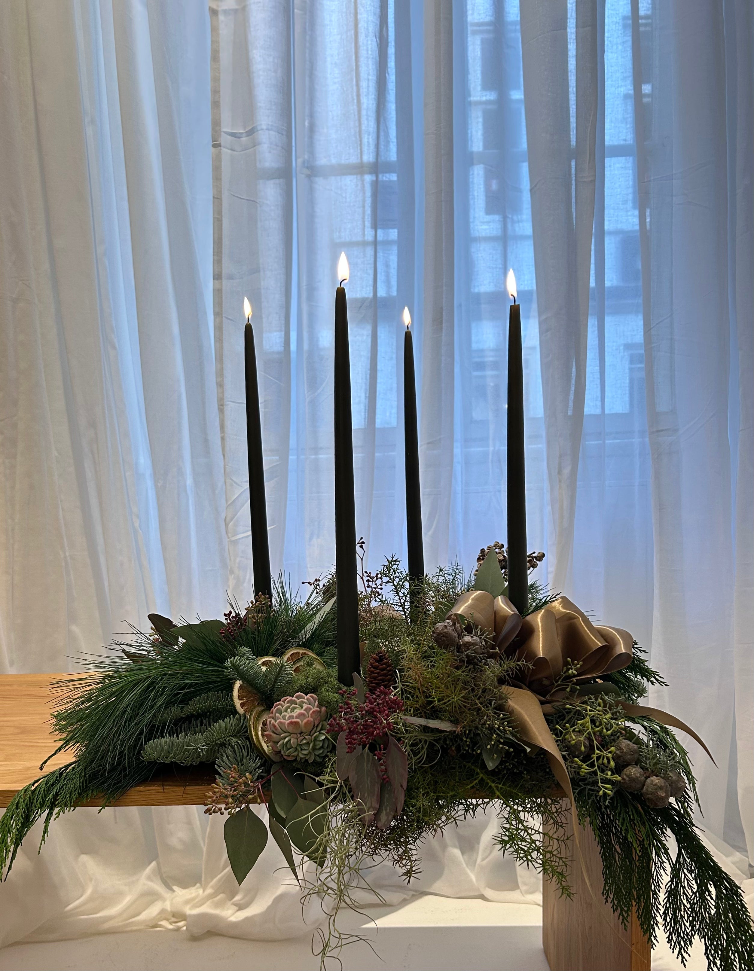 Adventskrans i Natur