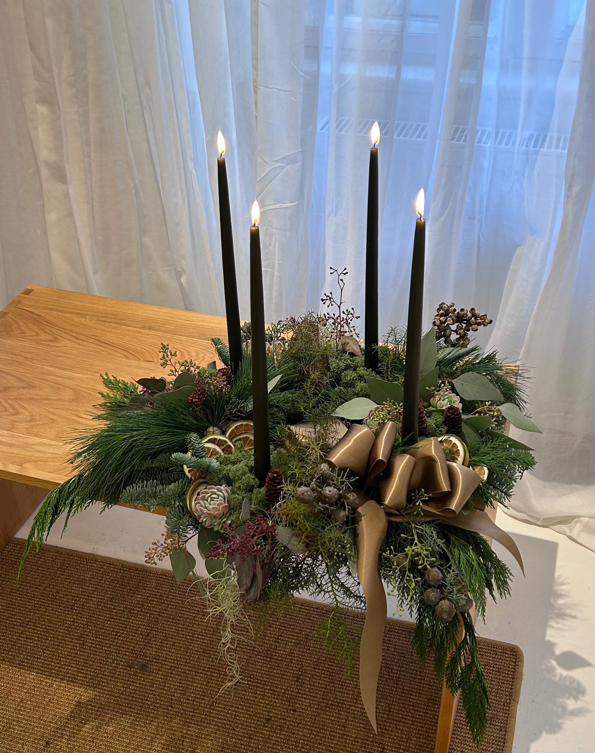 Adventskrans i Natur